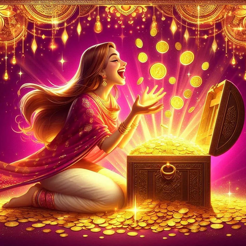 Woman With Treasure Chest